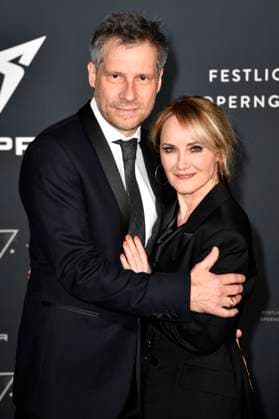 Tilmar Kuhn and Katharine Mehrling at the 27 Festive Opera Gala 2023 for the German Aids Foundation at the Deutsche Oper Berlin, 04 11 2023 Foto:xN.xKubelkax xFuturexImagex operngala_3270