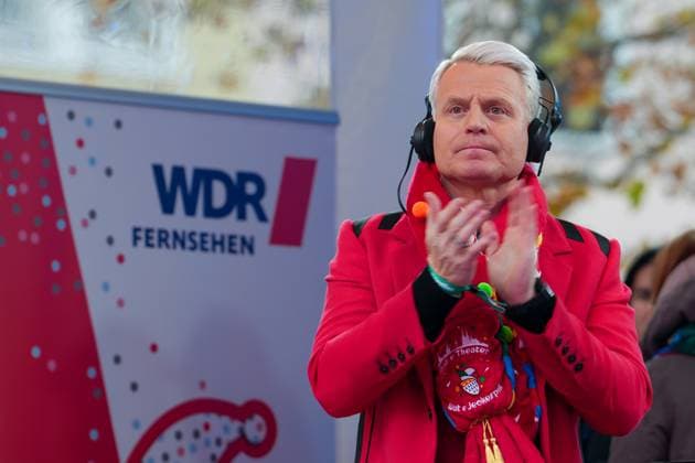 Cologne Carnival, session opening at the Heumarkt Guido Cantz presents the WDR broadcast at the opening of the Cologne Carnival at the Heumarkt in Cologne on Eleventh in Eleventh , Cologne, 11 11 2023 Cologne North Rhine-Westphalia Germany