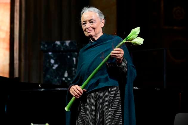 Blanche Kommerell at the reading Ludwig Börne and Heinrich Heine, Ein deutsches Zerwürfnis during the Jewish Culture Days at the Kulturforum Görlitzer Synagoge Görlitz, 11 11 2023 Foto:xM.xWehnertx xFuturexImagex kommerell_3124