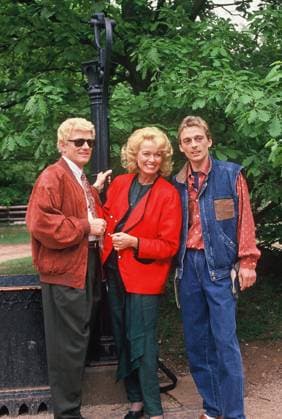 The singer Heino, his wife Hannelore and his son Uwe taken on 14 02 1990