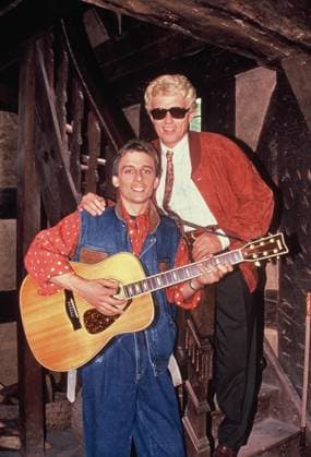 The singer Heino and his son Uwe recorded on 14 02 1990