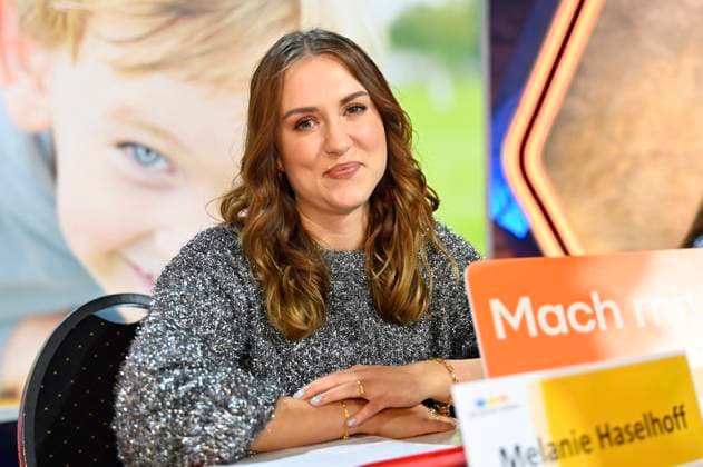 Melanie Haselhoff at the 28 RTL Spendenmarathon 2023 in Studio 8 of EMG Studios Hürth, 16 11 2023 Foto:xD.xAnoraganingrumx xFuturexImagex spendenmarathon_3408