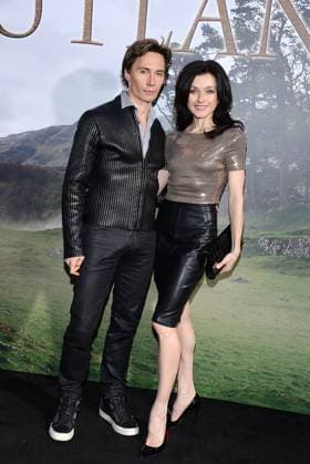 Maxim Beloserkovsky and Irina Dvorovenko.......... Maxim Beloserkovsky and Irina Dvorovenko attends the Starz hosts the Outlander Mid Season Premiere Screening at the Ziegfeld Theatre in New York City, New Yorl, USA. photo by Robin Platzer Twin Images Photoshot, Credit:Robin Platzer Twin Images Avalon United States of America Copyright: xRobinxPlatzer TwinxImagesx xAvalonx 0520233032