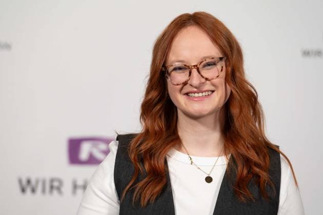 Johanna MUESSIGER, Müssiger, presenter, portrait, portrait, portrait, cropped single image, single subject, 28 RTL Spendenmarathon Wir helfen Kindern , television, 16 17 11 2023