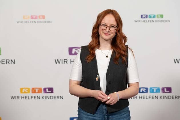Johanna MUESSIGER, Müssiger, presenter, portrait, portrait, portrait, cropped single image, single subject, 28 RTL Spendenmarathon Wir helfen Kindern , television, 16 17 11 2023
