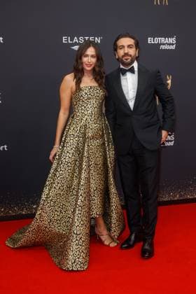 Bambi Awards 2023 Jessica Riso and Elyas M Barek at the Bambi Awards 2023 in Studio 9 of the Bavaria Filmstadt on 16 11 2023 in Munich Copyright: xEventpressxKochanx