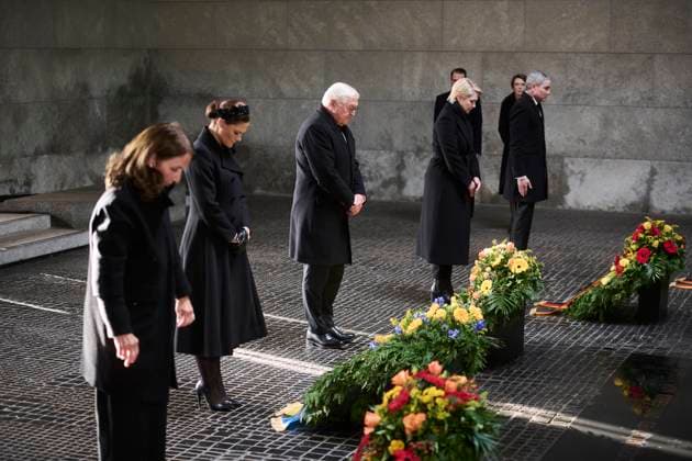 Berlin, Wreath-laying ceremony at the Neue Wache on Remembrance Day Wreath-laying ceremony at the Neue Wache