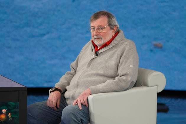 PHOTO IPP MIPA MILAN 12 11 2023 TRANSMISSION THAT TIME THAT DOES IN THE PHOTO THE SINGER FRANCESCO GUCCINI Italy Photo Press World Copyright