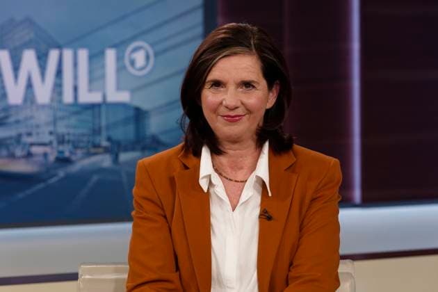 Katrin Göring Eckardt 2023 11 9 Germany, Berlin Katrin Göring Eckardt Bündnis 90 Die Grünen , Vice-President of the Bundestag, as a guest of Anne Will on ARD Politktalks Ampel im Milliarden Loch Zerbricht die Regierung daran