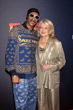 2023 Footwear News Achievement Awards Featuring: Snoop Lion, Snoop Dogg, Martha Stewart Where: New York, New York, United States When: 30 Nov 2023 Credit: Janet Mayer startraksphoto.com EDITORIAL USE ONLY. NOT FOR USE BY NEWSPAPERS BASED IN THE UK. Copyright: xx 53261337