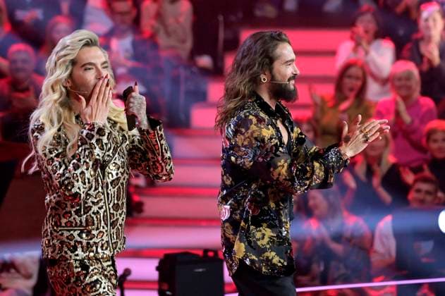 Bill Kaulitz and Tom Kaulitz in the semi-finals of the 13th season of the casting show The Voice of Germany 2023 at Studio H Berlin Adlershof Berlin, 01 12 2023 Foto:xF.xKernx xFuturexImagex voice_halbfinale_0239