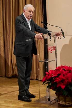 December 12, 2023, Madrid, Madrid, Spain: Spanish author Eduardo Mendoza attends the presentation of the SGAE Medal of Honor to JOAN MANUEL SERRAT at SGAE Madrid Spain - ZUMAc260 20231212_zep_c260_028 Copyright: xMikexChicorrox