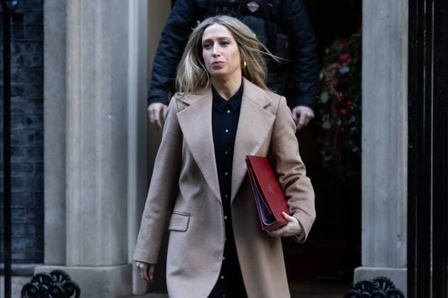 December 12, 2023, London, United Kingdom: Laura Trott leaves 10 Downing Street after a cabinet meeting in London. Prime Minister Rishi Sunak is spending time trying to convince fellow Conservative MPs to support his emergency Rwanda Bill legislation ahead of a crucial vote. London United Kingdom - ZUMAs197 20231212_aaa_s197_085 Copyright: xTejasxSandhux