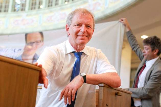 24 08 2011, Germany, Saxony, Dresden, Portrait of the Bishop of the Evangelical Lutheran Church of Saxony Jochen Bohl, photographed here in the Dresden Frauenkirche