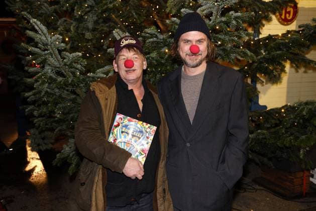 Ben Becker and Lars Eidinger at the Roncalli Weihnachtscircus premiere on 22 12 2023 in Berlin Roncalli Weihnachtscircus premiere in Berlin