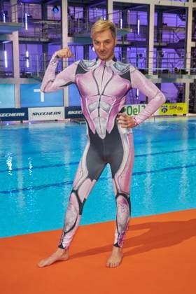 Sam Dylan Participant of the RTL Turmspringen 2024 in the Berlin Velodrom on 11 01 2024 RTL Turmspringen 2024 photo session