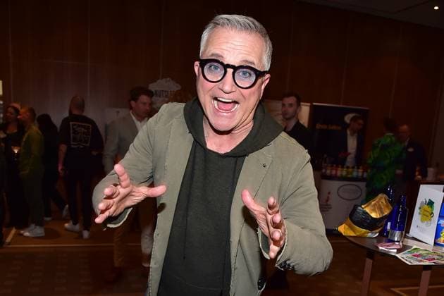 Joerg Knoer, Comedian Arrival at the public viewing for the TV start of ich bin ein Star Ð Holt mich hier raus at the Hotel Pullmann Schweizer Hof in Berlin, on 19 01 2024 Julian Stoeckel, Public Viewing IBES Start Photopress Mueller