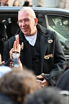PFW Jean Paul Gaultier Outside Arrivals Jean Paul Gaultier arriving at Jean Paul Gaultier show during Paris Fashion Week Haute Couture in Paris, France on January 24, 2024. Photo by Julien Reynaud APS-Medias ABACAPRESS.COM Paris France  Copyright: xReynaudxJulien APS-Medias ABACAx