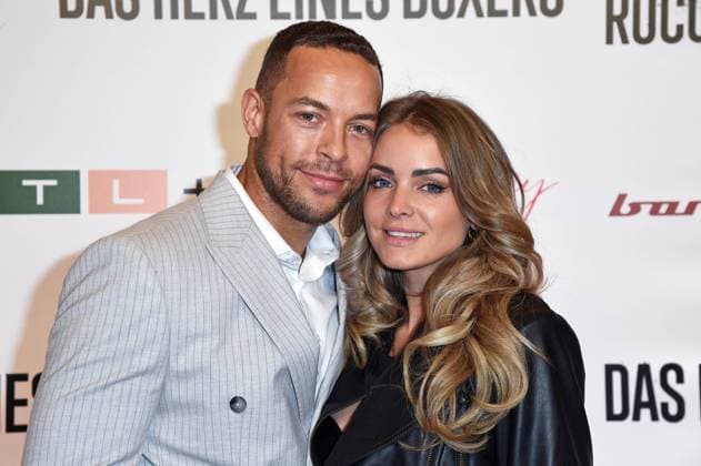 Andrej Mangold with girlfriend Annika Jung at the premiere of the documentary Graciano Rocchigiani Das Herz eines Boxers at the Colosseum in Berlin on 24 01 2024