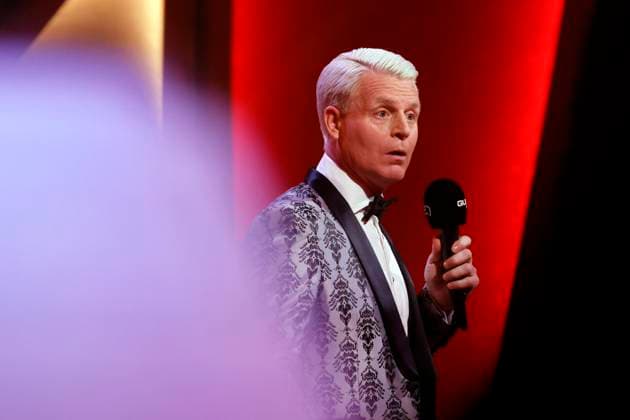 Presenter Guido Cantz at the awarding of the Order against Animal Seriousness by the Aachen Carnival Association AKV in Aachen The Aachen Carnival Association wants to honor personalities who demonstrate humour and humanity in office Aachen, 27 01 2024 NRW Germany Copyright: xChristophxHardtx