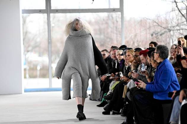 Model at the Dzhus Fashion Show at the Berlin Fashion Week Autumn Winter 2024 in the Pressecafe at Alexanderplatz Berlin, 06 02 2024 Foto:xF.xKernx xFuturexImagex dzhus_4214