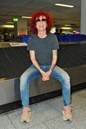 RTL Dschungelcamp 2024 Lucy Diakovska on the occasion of the arrival of the candidates of the RTL program Ich bin ein Star holt mich hier raus from the Jungle Camp 2024 in Australia on 07 02 2024 at Frankfurt Main Airport 20240207MWI119796