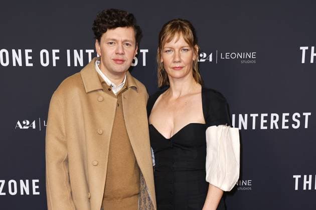 Christian Friedel and Sandra Hueller at The Zone of Interest Film Premiere Special Screening on 7 02 2024 in Berlin The Zone of Interest Film Premiere in Berlin