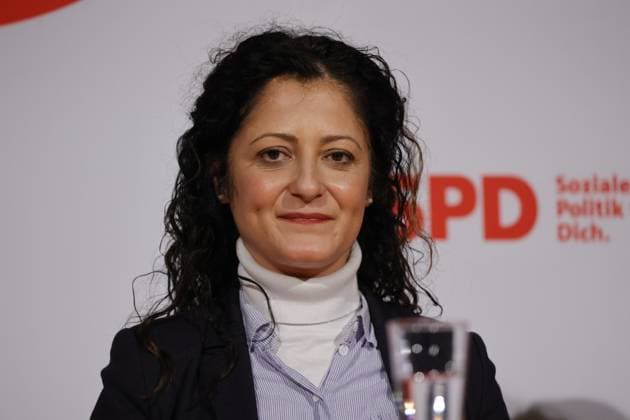 Cansel Kiziltepe, Germany, Berlin, SPD, Start of the election campaign final spurt, with Svenja Schulze, Kevin Kühnert, Franziska Giffey, Raed Saleh and candidates for the Bundestag