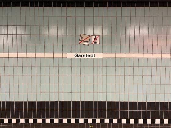 Garstedt underground station in Norderstedt 19 02 2024