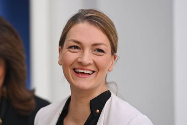 Judith GERLACH Minister of State for Health, Care and Prevention Single image,cropped single motif,portrait,portrait,portrait Meeting of the Council of Ministers On 20 02 2024 in the Bavarian State Chancellery in Munich