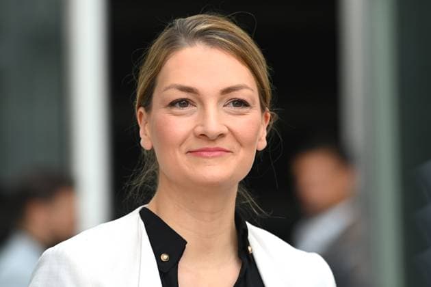 Judith GERLACH Minister of State for Health, Care and Prevention Single image,cropped single motif,portrait,portrait,portrait Meeting of the Council of Ministers On 20 02 2024 in the Bavarian State Chancellery in Munich
