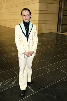 Luna Jordan, the actress at the photo call for the preview of the investigative ARD feature film Am Abgrund Broadcast on the ARD theme day unsereErde Kampf um Rohstoffe on 6 03 2024 at 8 15 pm on 20 02 2024 at the German Bundestag in Berlin Am Abgrund ARD photo call for the preview at the German Bundestag in Berlin