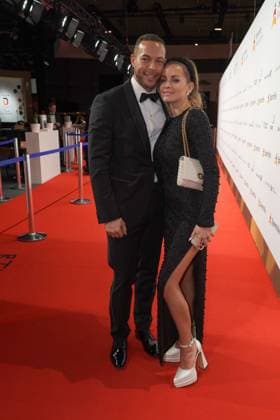 Deutsche Sporthilfe hosted the 53rd Sports Ball in Frankfurt Many celebrities from sport, business and the media attended the event Andrej Mangold, Annika Jung Sports Ball Deutsche Sporthilfe hosted the 53rd Sports Ball in Frankfurt Many celebrities from sport, business and the media attended the event Germany, Frankfurt, Festhalle, 17 02 2024 SP_GHR