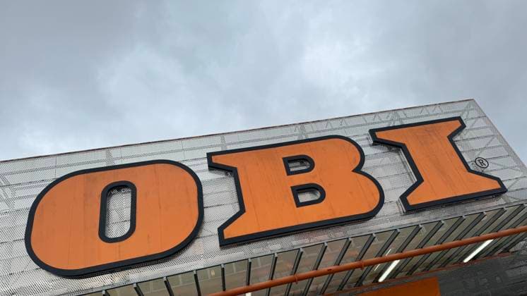 The OBI DIY store in Siegen Weidenau, Logo OBI on 24 02 2024 in Siegen Germany