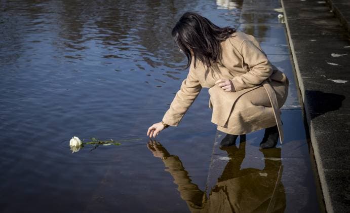 Annalena Baerbock Buendnis 90 Die Gruenen , Federal Foreign Minister, visits the Ravensbrueck Memorial, a former concentration camp for women during the National Socialist era Photographed on behalf of the Federal Foreign Office Berlin Germany Copyright: xThomasxKoehlerx