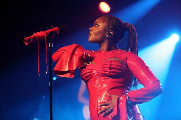 Ama Serwah Genfi alias Amaarae at a concert at Astra Kulturhaus in Berlin, March 9, 2024 Amaarae concert Berlin