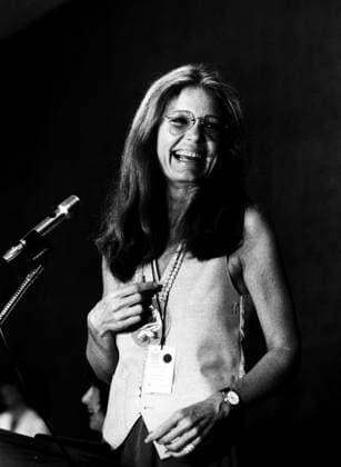 GLORIA STEINEM (1934-). American political activist. Photographed 1983.  Copyright: xGRANGERx xGRANGERx 0108994