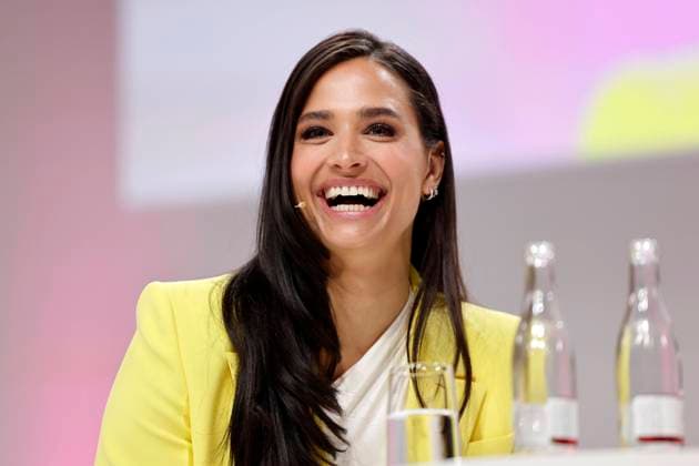 Presenter Amira Pocher at the Beauty 2024 beauty fair at Messe Düsseldorf Düsseldorf, 24 03 2024 NRW Germany Copyright: xChristophxHardtx