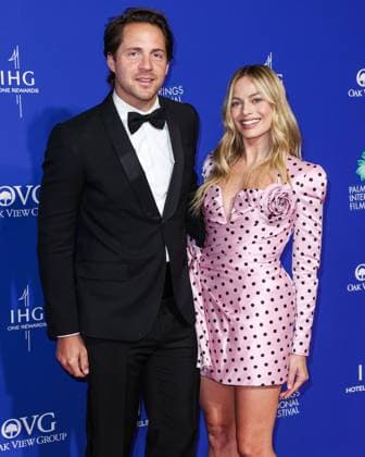 35th Annual Palm Springs International Film Festival Film Awards PALM SPRINGS, RIVERSIDE COUNTY, CALIFORNIA, USA - JANUARY 04: Tom Ackerley and wife Margot Robbie arrive at the 35th Annual Palm Springs International Film Festival Film Awards held at the Palm Springs Convention Center on January 4, 2024 in Palm Springs, Riverside County, California, United States., Credit:Xavier Collin Avalon United States, California, Palm Springs, Palm Springs Convention Center  Copyright: xXavierxCollinx xAvalonx 0834401616