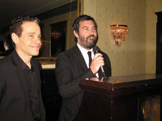 2007 NEW YORK DRAMA CRITICS CIRCLE AWARDS STEVEN SATER AND DUNCAN SHEIK AT THE 2007 NEW YORK DRAMA CRITICS CIRCLE AWARDS HELD AT THE ALGONQUIN HOTEL. NEW YORK CITY. 14 MAY 2007. PICTURES , Credit:Aubrey Reuben Avalon 0542992242