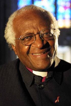 South Africa: Archbishop Desmond Tutu (1931 - ), 11 February 2004 Desmond Mpilo Tutu, (born 7 October 1931) is a South African social rights activist and retired Anglican bishop who rose to worldwide fame during the 1980s as an opponent of apartheid.<br ><br > He was the first black Archbishop of Cape Town and bishop of the Church of the Province of Southern Africa (now the Anglican Church of Southern Africa).<br ><br > Since the demise of apartheid, Tutu has been active in the defence of human rights and uses his high profile to campaign for the oppressed. He has campaigned to fight HIV AIDS, tuberculosis, poverty, racism, sexism, homophobia, and transphobia. He received the Nobel Peace Prize in 1984; the Albert Schweitzer Prize for Huma Copyright: xxPicturesxFromxHistoryx