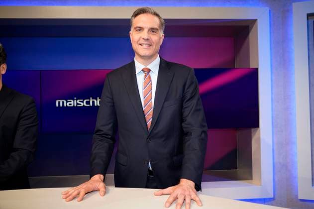 Frederik Pleitgen on the ARD talk show maischberger in Studio Berlin Adlershof Berlin, 16 04 2024 Foto:xT.xBartillax xFuturexImagex maischberger1604_4418