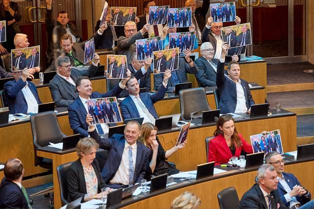 Vienna 17 04 2024 Austrian Parliament National Council session The National Council met today in Parliament for a regular National Council s