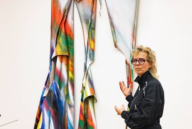Preview of the special exhibition Studio Paintings by the painter Copyright: epd-bild MeikexBoeschemeyer EPD Grosse Kunstmuseum_-4
