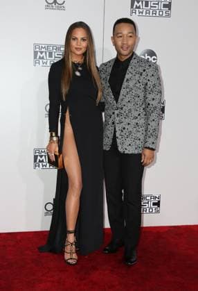 20 November 2016 - Los Angeles, California - Chrissy Teigen, John Legend. 2016 American Music Awards held at Microsoft Theater. Photo Credit: PMA AdMedia EDITORIAL USE ONLY  Copyright: xx PMA AdMediax admphotostwo307653
