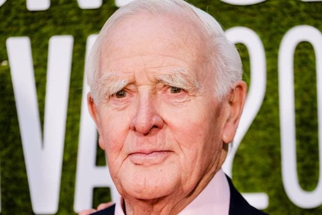 Author John Le Carre at the London Film Festival Screening of The Little Drummer Girl on Sunday 14 October 2018 Author John Le Carre at the London Film Festival Screening of The Little Drummer Girl on Sunday 14 October 2018 held at Embankment Garden Cinema, London. Pictured: John Le Carre, John Le Carre. LFI Avalon. All usages must be credited Julie Edwards LFI Avalon. Picture by Julie Edwards LFI Avalon. All usages must be credited Julie Edwards LFI Avalon.,  Copyright: xJuliexEdwards LFI Avalonx xAvalonx 0534328646