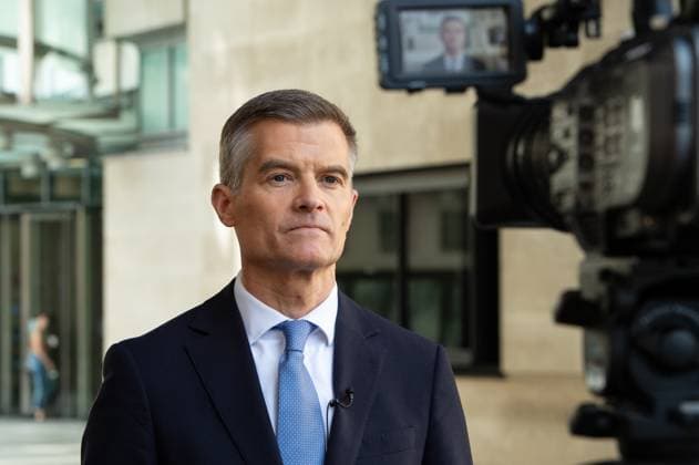 May 5, 2024, London, England, United Kingdom: UK Transport Secretary MARK HARPER is seen outside the BBC Studios after appearing on Sunday With Laura Kuenssberg. London United Kingdom - ZUMAk172 20240505_zip_k172_035 Copyright: xThomasxKrychx