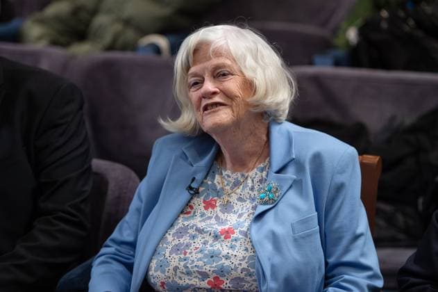 May 23, 2024, London, England, United Kingdom: ANN WIDDECOMBE during a General Election campaign launch in Westminster. London United Kingdom - ZUMAk172 20240523_zip_k172_056 Copyright: xThomasxKrychx