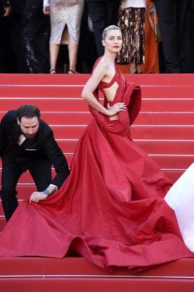 Lena Gercke at the closing ceremony and She s Got no Name premiere at the 77 Cannes Film Festival 25 Mail 2024