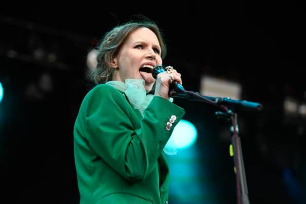 STOCKHOLM, SWEDEN 20240616 The Cardigans with singer Nina Persson will perform at the Rosendal Garden Party on Sunday STOCKHOLM SWEDEN x10070x  Copyright: xJessicaxGow TTx ROSENDAL GARDEN PARTY 98TAySFih2M